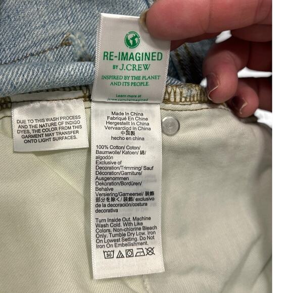 J. Crew '84 Slouchy Jean Women's 31 Mid-Rise Anchor Pocket Rigid RE-84-IDG NEW - Picture 10 of 10